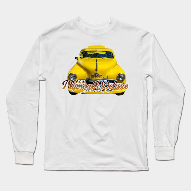 1950 Plymouth Deluxe Business Coupe Long Sleeve T-Shirt by Gestalt Imagery